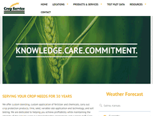 Tablet Screenshot of cropservicecenter.com